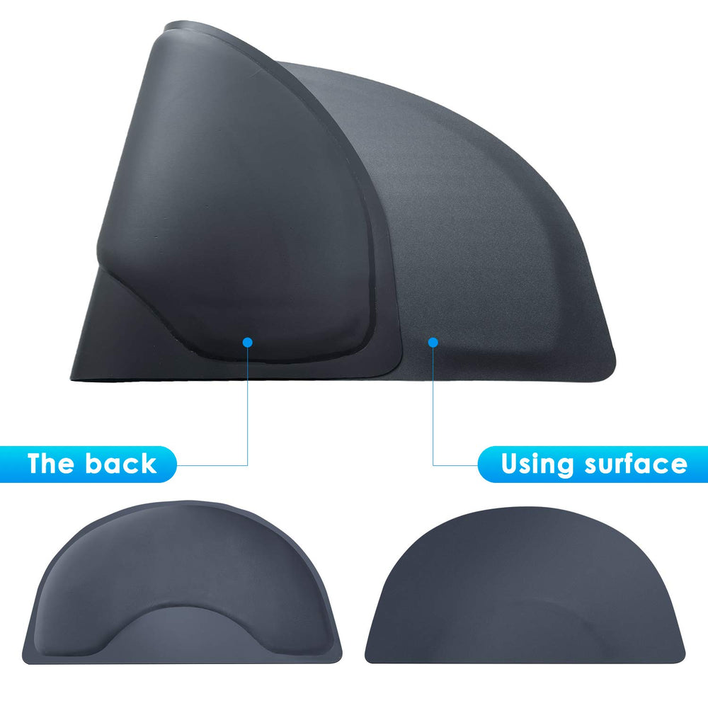 Crablux anti-slip bottom keeps the mat in place during busy appointments.