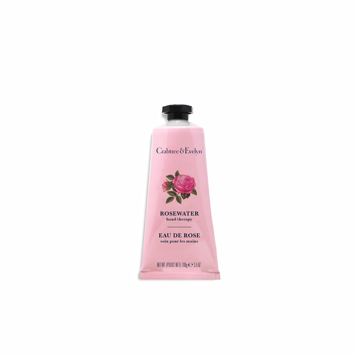 Crabtree & Evelyn Crema de Manos Rosewater en envase elegante para hidratación diaria.