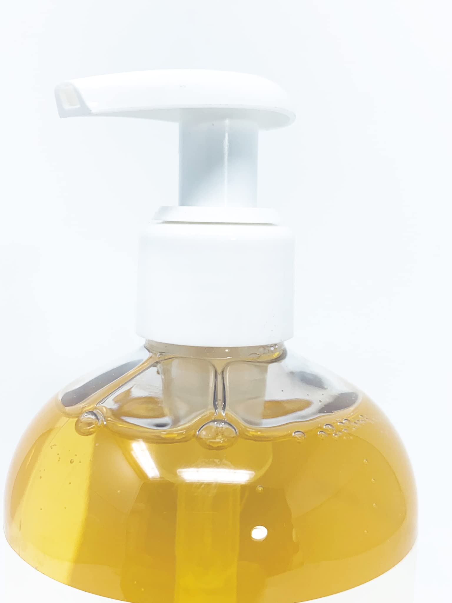 Crabtree & Evelyn Gardeners Hand Soap foamy lather highlights gentle cleansing.