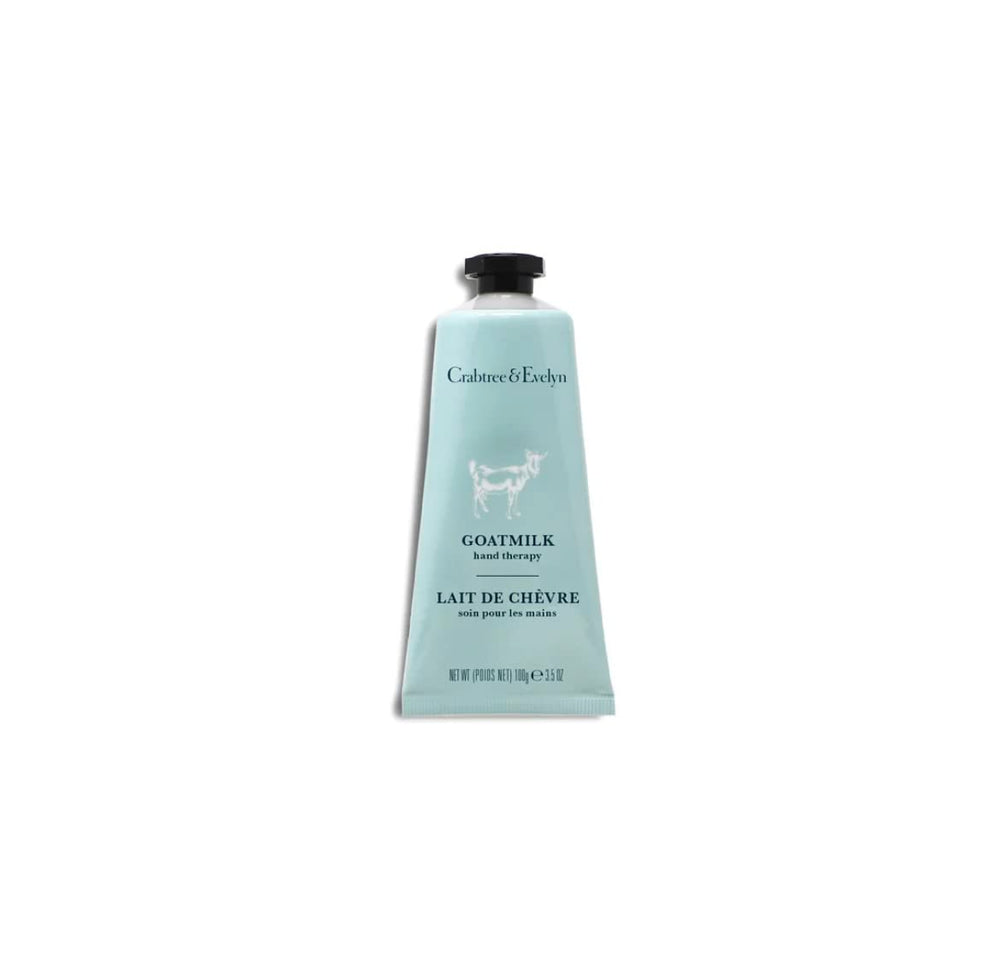 Crabtree & Evelyn Goat Milk Hand Therapy Cream application shows quick absorption and smooth hands