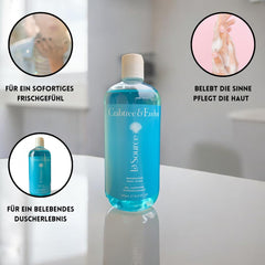 Crabtree & Evelyn La Source foamy-lather provides gentle cleansing.
