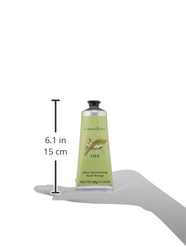 Crabtree & Evelyn Lily packaging tube ready for luxurious hand care routine