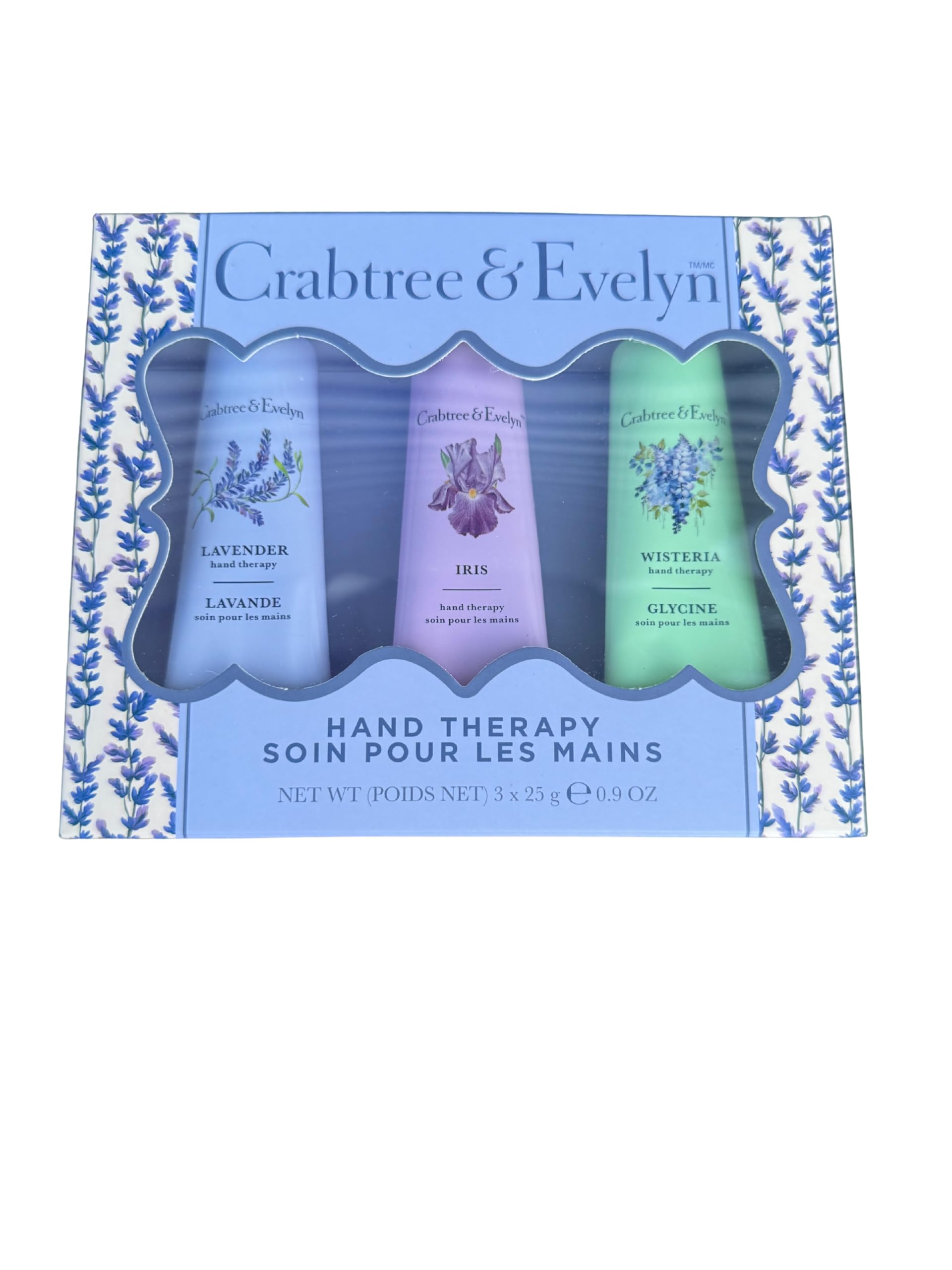 Crabtree & Evelyn Luxury Hand Therapy gift box delivering immediate nourishment for dry hands.