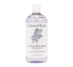 Crabtree & Evelyn Nantucket Briar Bath & Shower Gel bottle pour for a refreshing shower routine