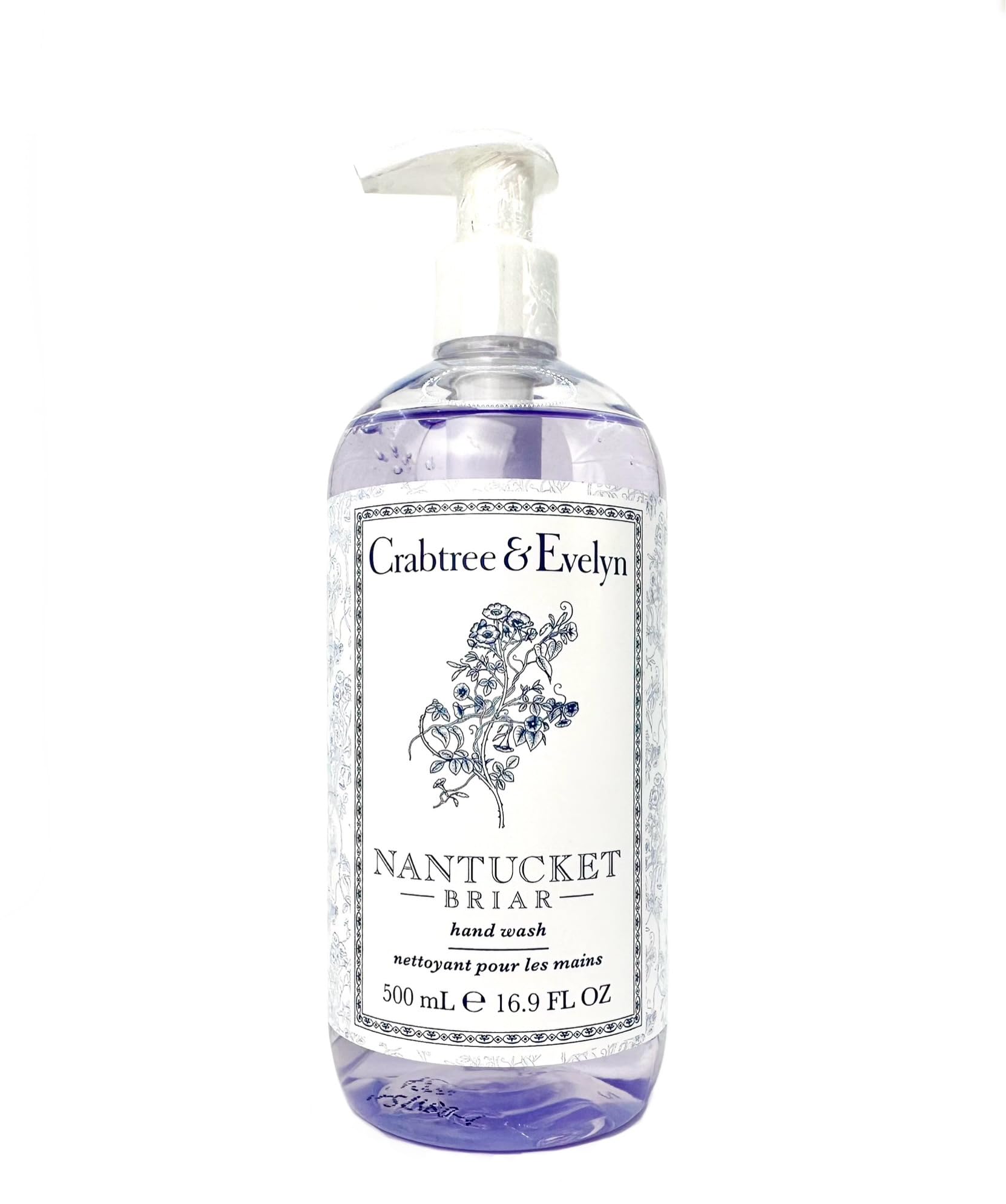 Crabtree & Evelyn Nantucket Briar hand wash bottle for daily fragrant cleansing