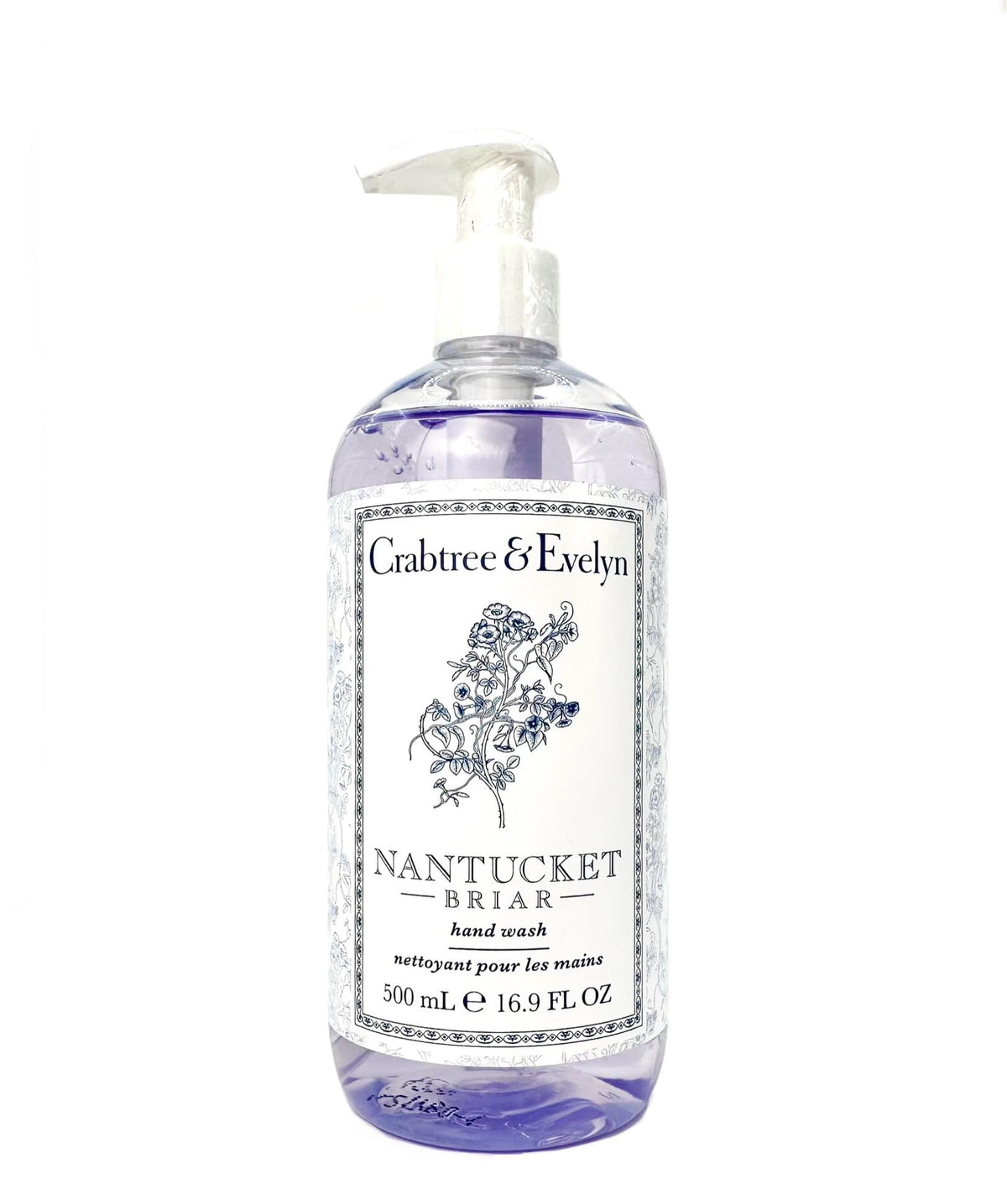 Crabtree & Evelyn Nantucket Briar hand wash bottle for daily fragrant cleansing