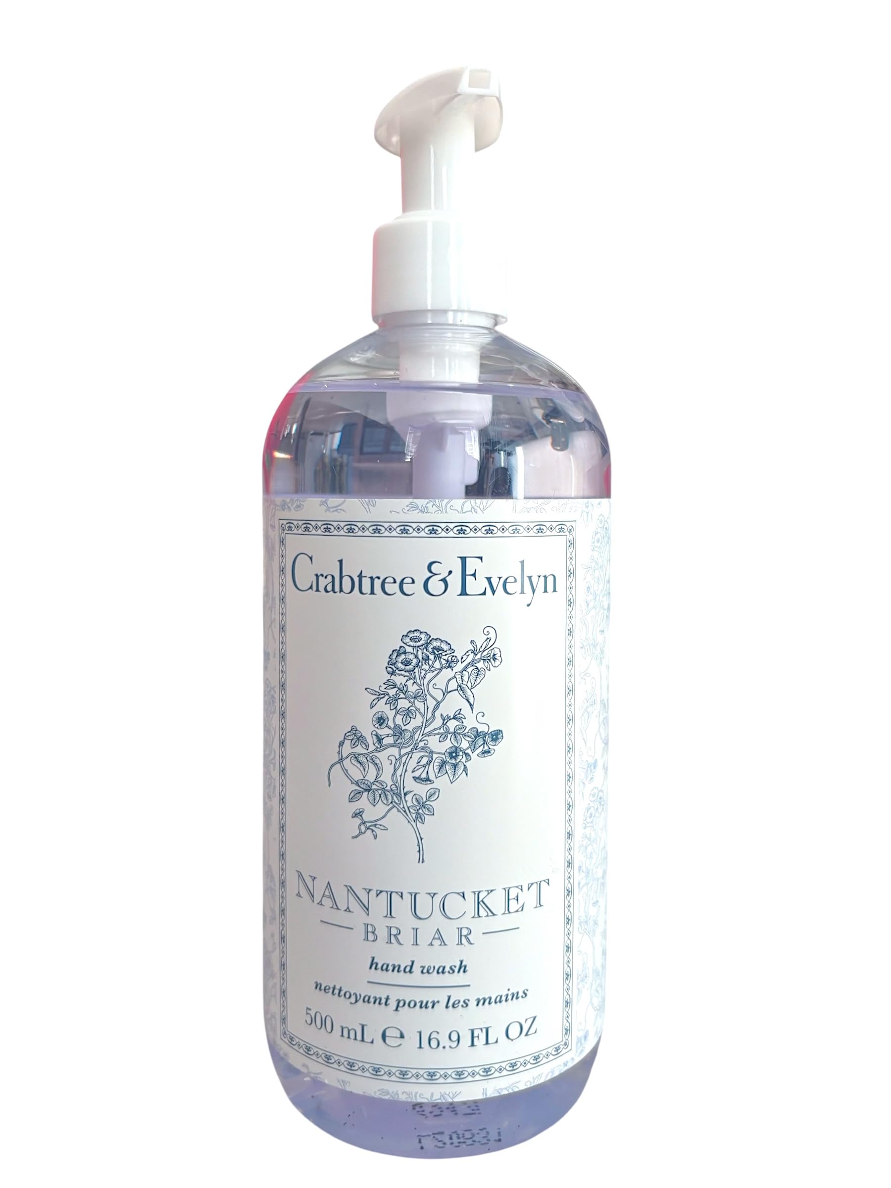 Crabtree & Evelyn Nantucket Briar hand wash ingredients highlight coconut oil and aloe for softness