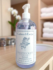 Crabtree & Evelyn Nantucket Briar hand wash pump enables quick, fragrant hand care