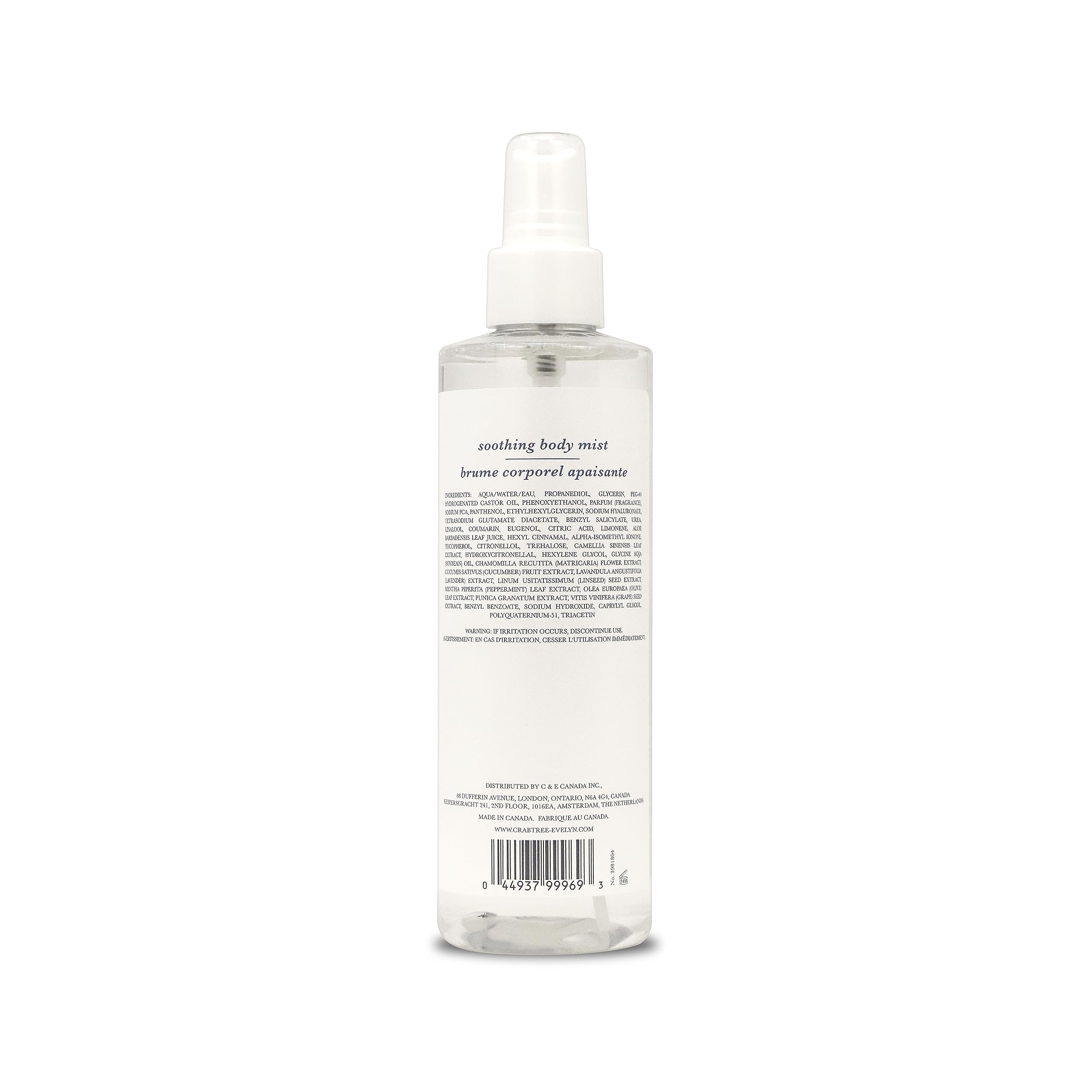Crabtree & Evelyn Nantucket Briar mist spray for light, long-lasting fragrance after a bath.