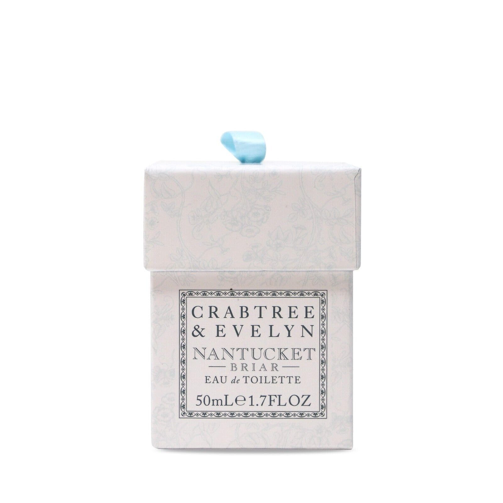 Crabtree & Evelyn Nantucket Briar packaging highlighting a luxurious, gifting-ready presentation.