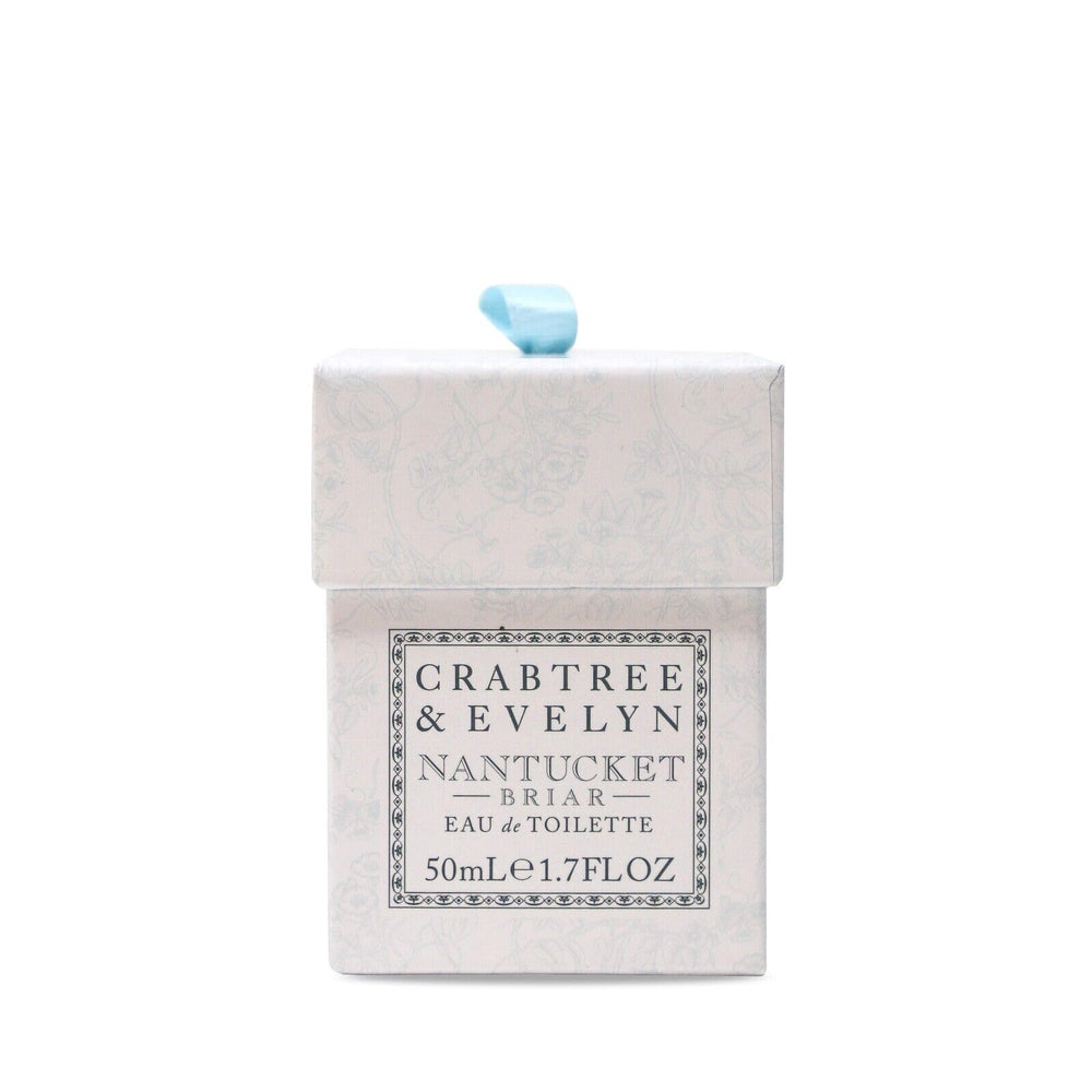 Crabtree & Evelyn Nantucket Briar packaging highlighting a luxurious, gifting-ready presentation.