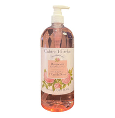 Crabtree & Evelyn Rosewater Bath Gel jumbo bottle for hydrating cleanse and long-lasting fragrance.