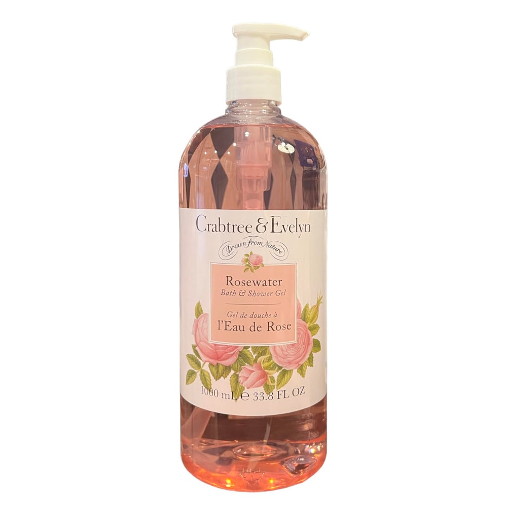 Crabtree & Evelyn Rosewater Bath Gel lather creates a spa-like shower experience at home.