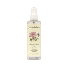 Crabtree & Evelyn Summer Hill Body Mist bottle for refreshing, floral-scented hydration