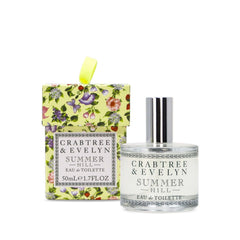Crabtree & Evelyn Summer Hill bottle—gentle spray for daily wear.