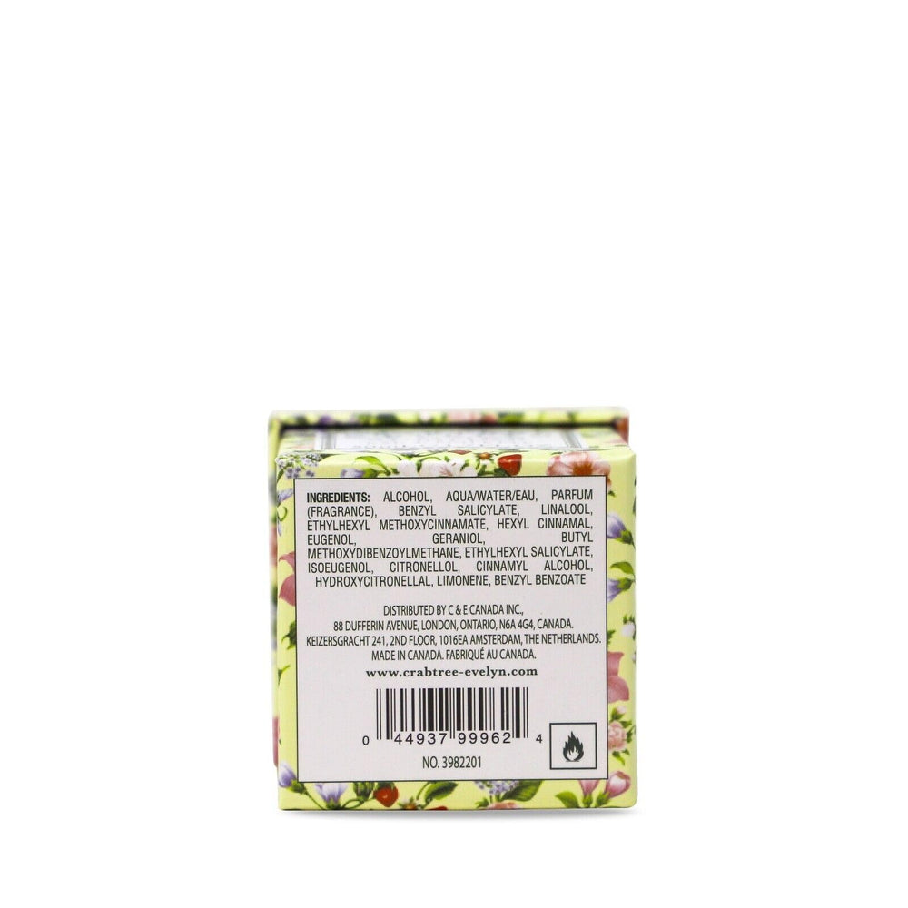 Crabtree & Evelyn Summer Hill essence note—orchard fruit aroma for daytime mood lift.