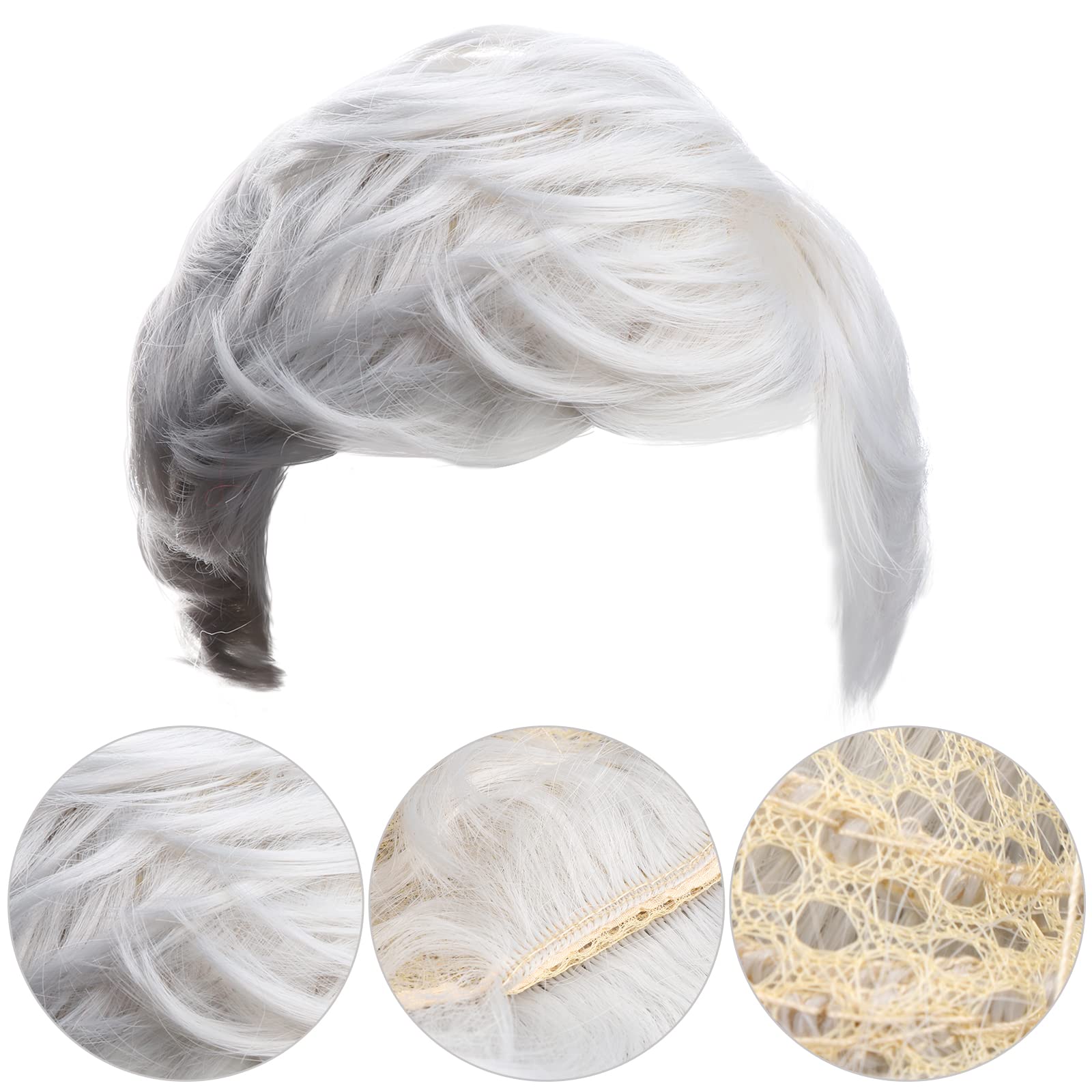 Craftshou round glasses add aged realism for grandpa cosplay and photo moments.