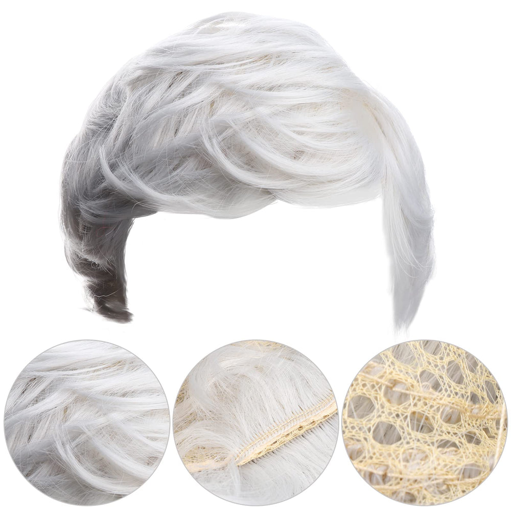 Craftshou round glasses add aged realism for grandpa cosplay and photo moments.