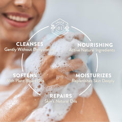 Crate 61 Organics Citrus soap bar in hand demonstrates compact travel-friendly cleansing option