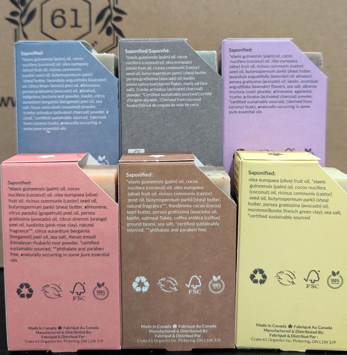 Crate 61 Organics Citrus soap lather captures creamy foam and aromatic scent