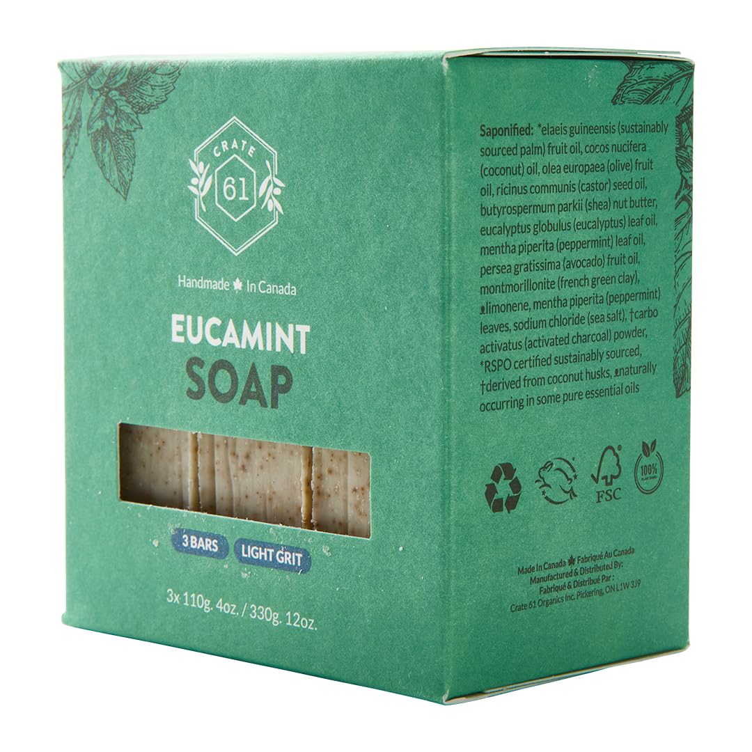 Crate 61 Organics recycled kraft packaging supports sustainable skincare.