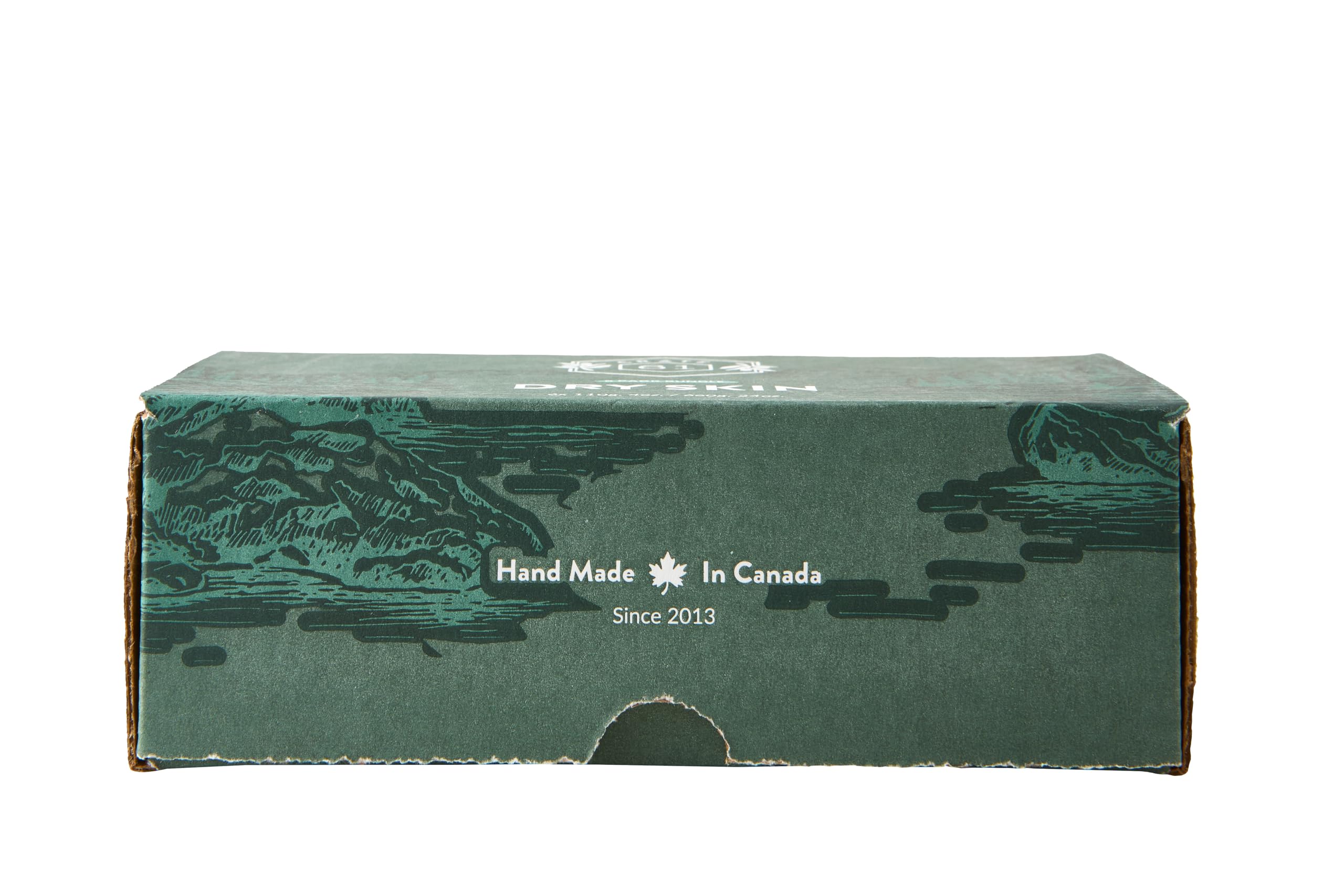 Crate 61 Organics packaging in FSC-certified paperboard highlighting sustainability.