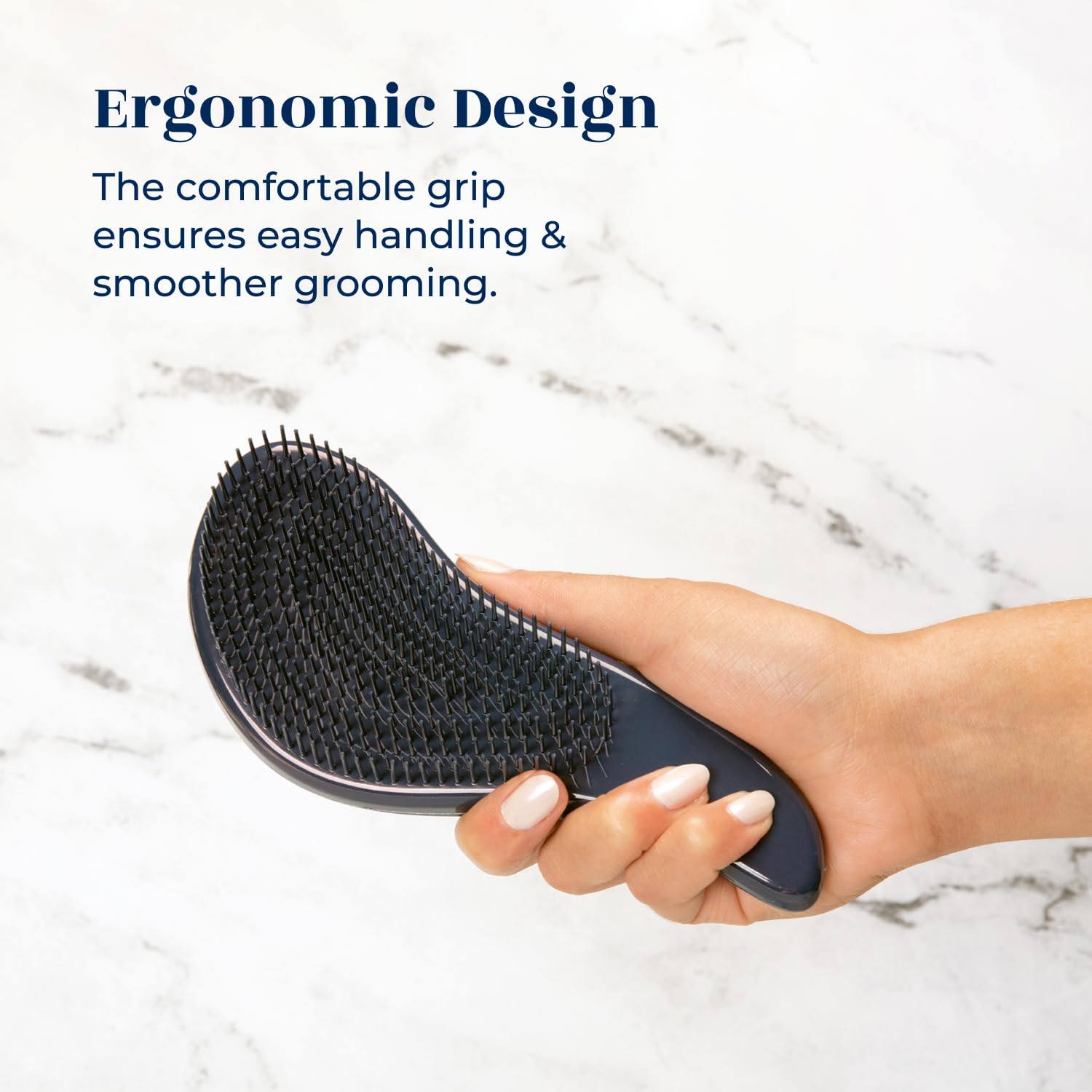 Crave Naturals Glide Thru Brush compact travel-friendly for on-the-go grooming