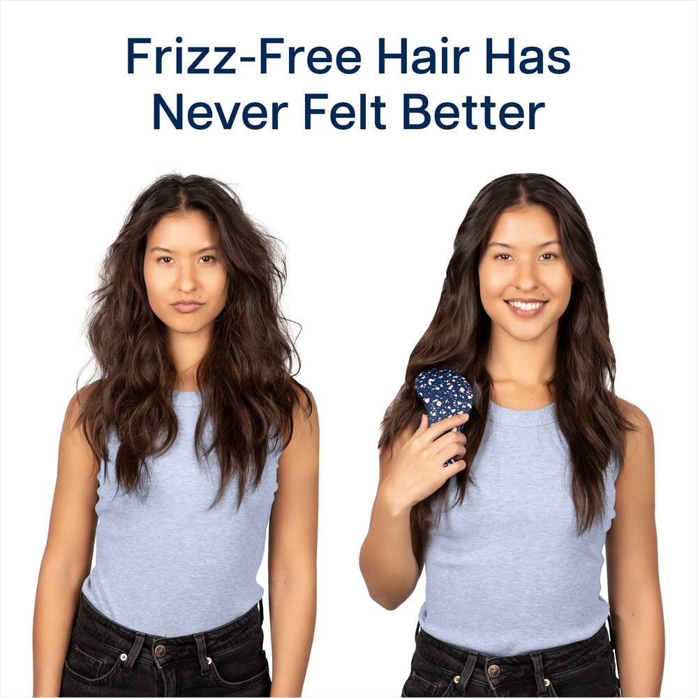 Crave Naturals Glide Thru brush with kids for painless morning detangling