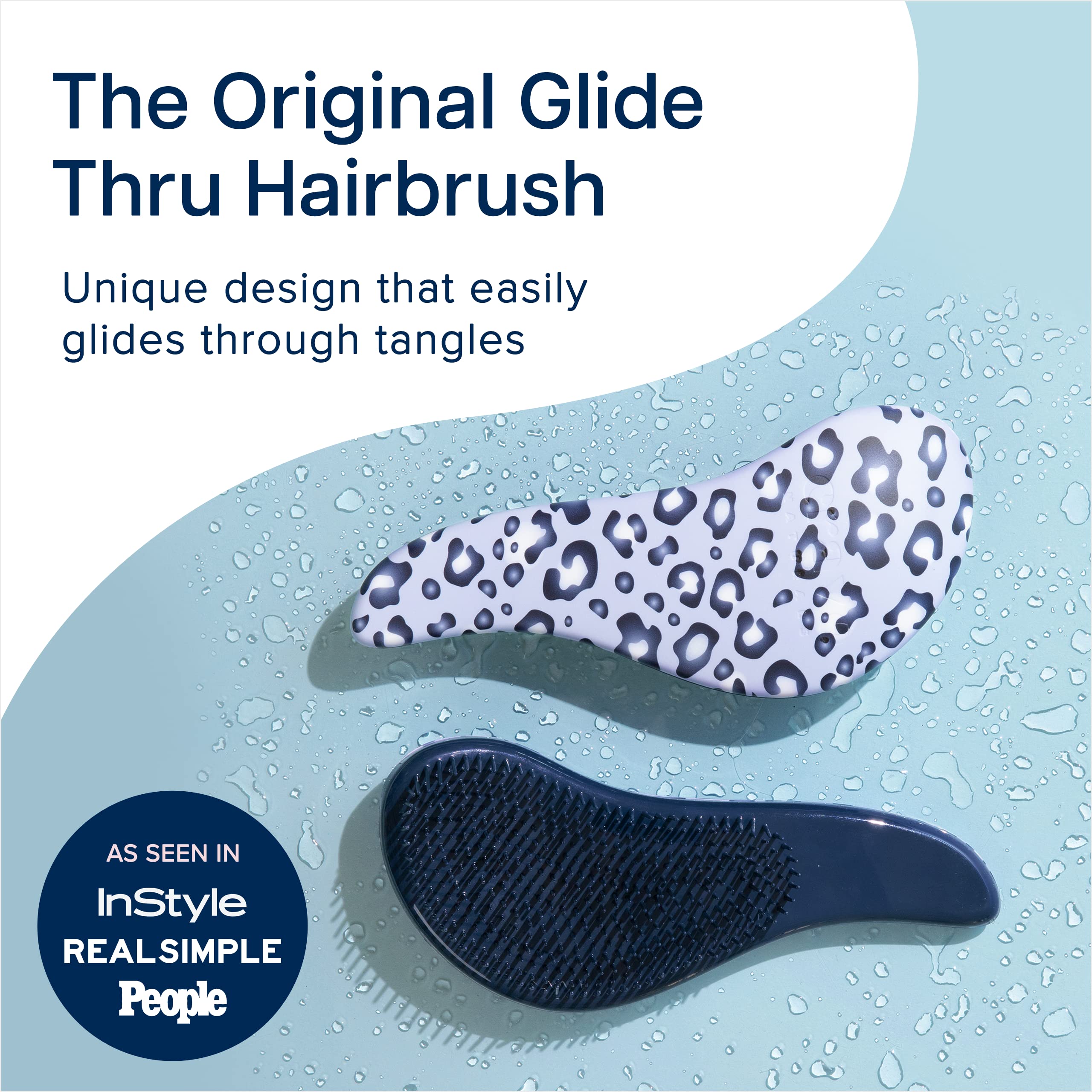 Crave Naturals Glide Thru Brush bristle closeup shows flexible bendable bristles