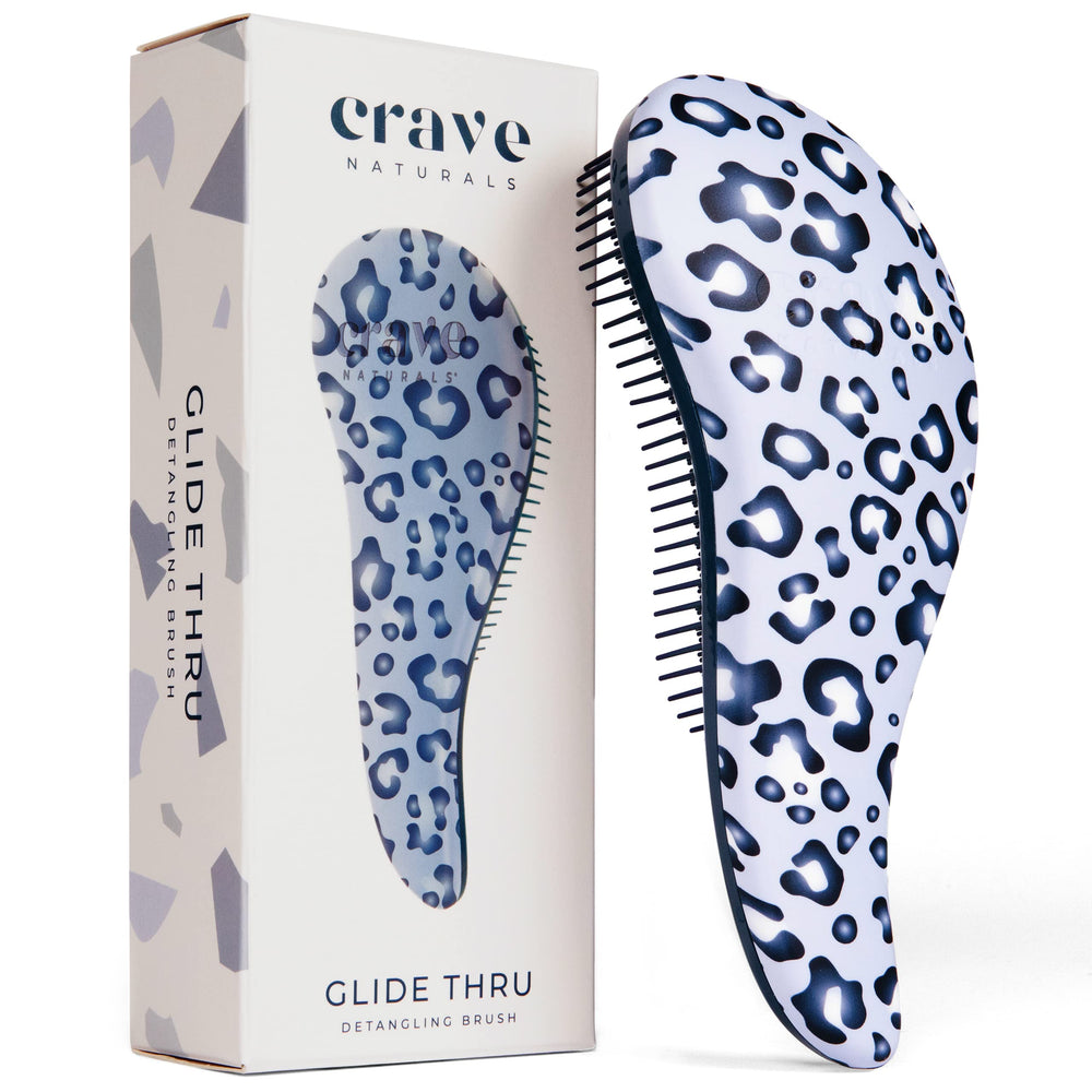 Crave Naturals Glide Thru Brush full view for on the go styling