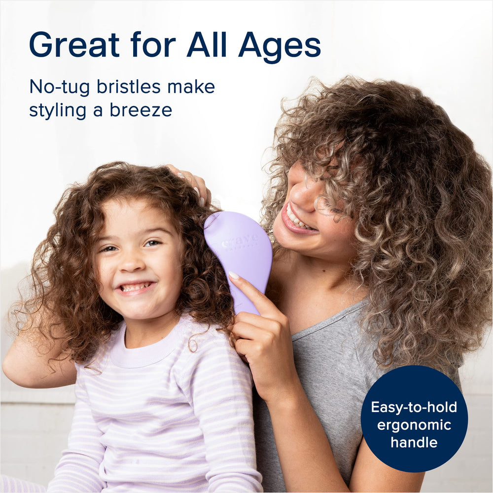 Crave Naturals Glide Thru brush glides through wet hair without pulling.