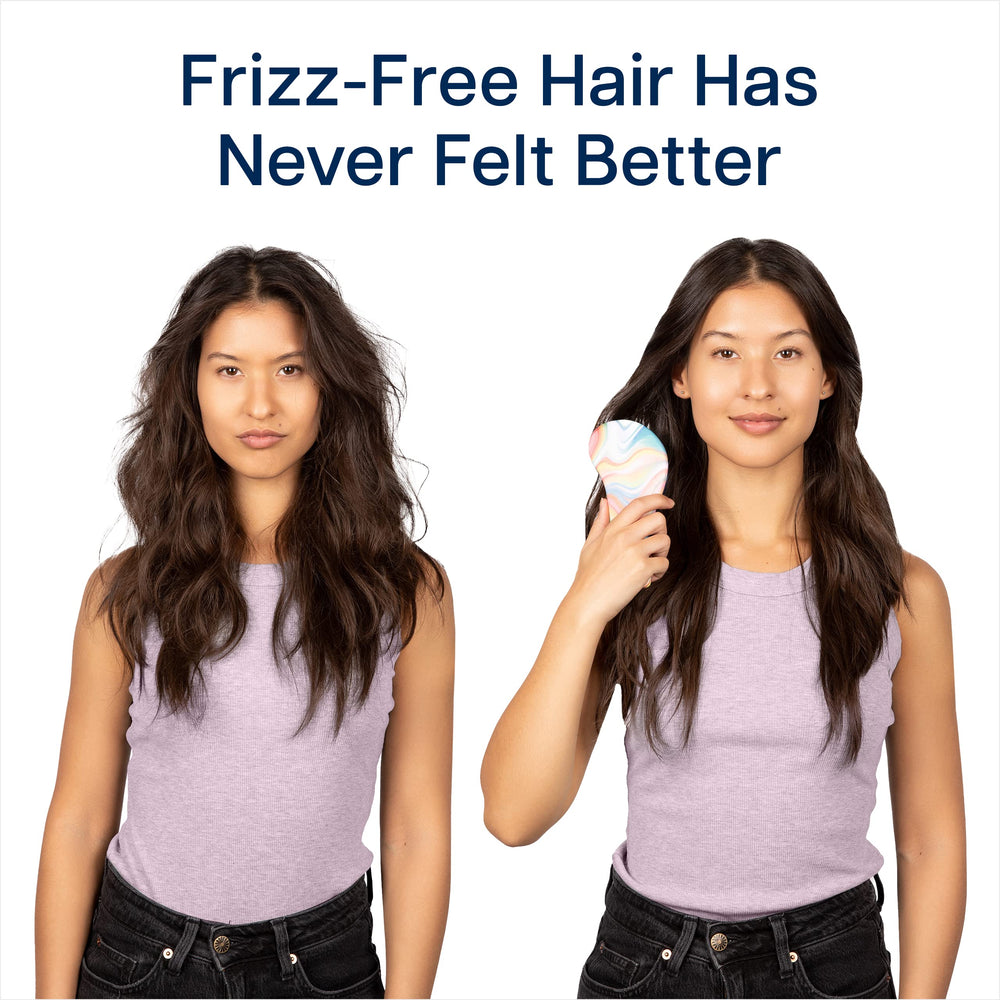 Crave Naturals Glide Thru Detangler Brush works on wet hair for detangling