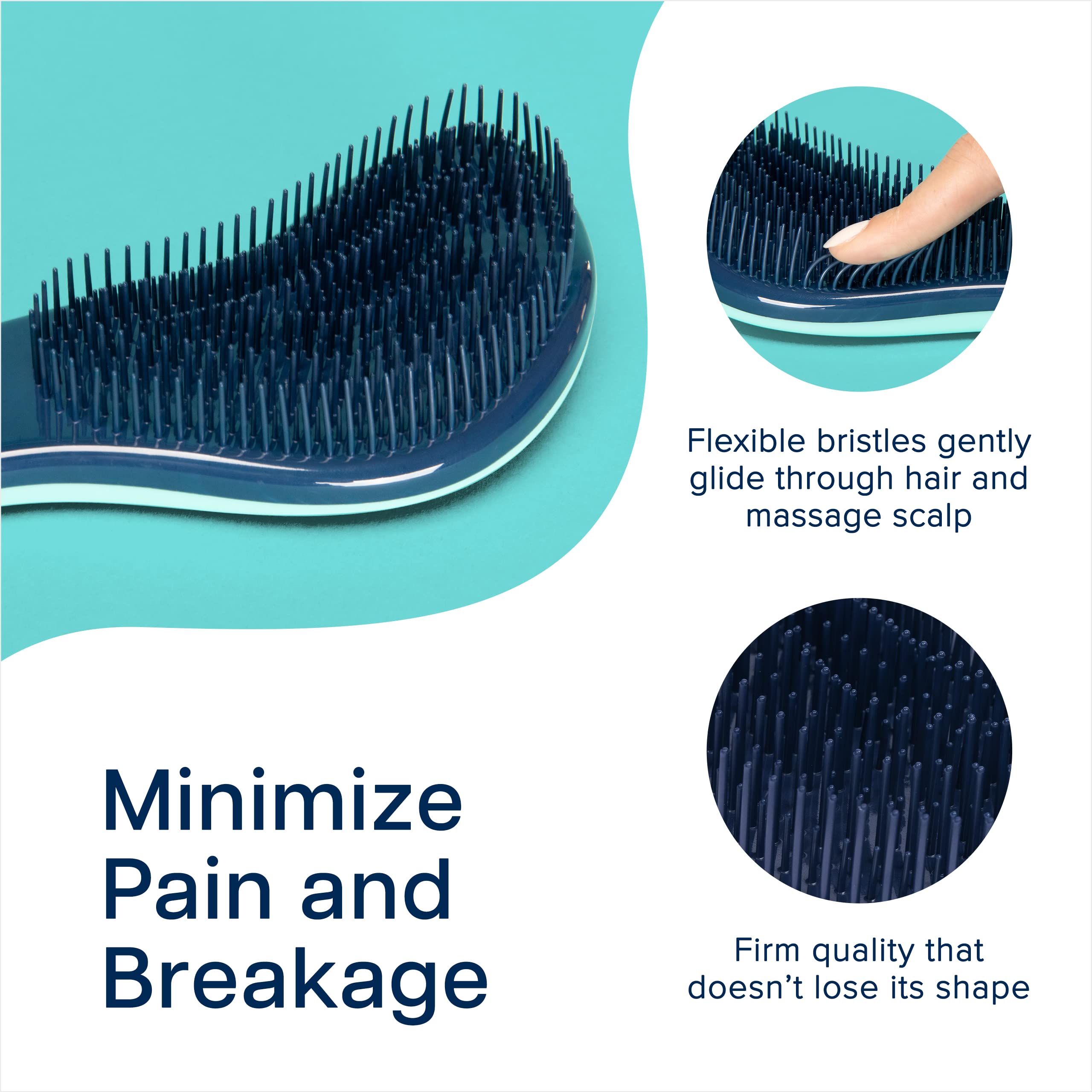 Crave Naturals Glide Thru brush is gentle on kids' scalps for calmer brushing sessions.
