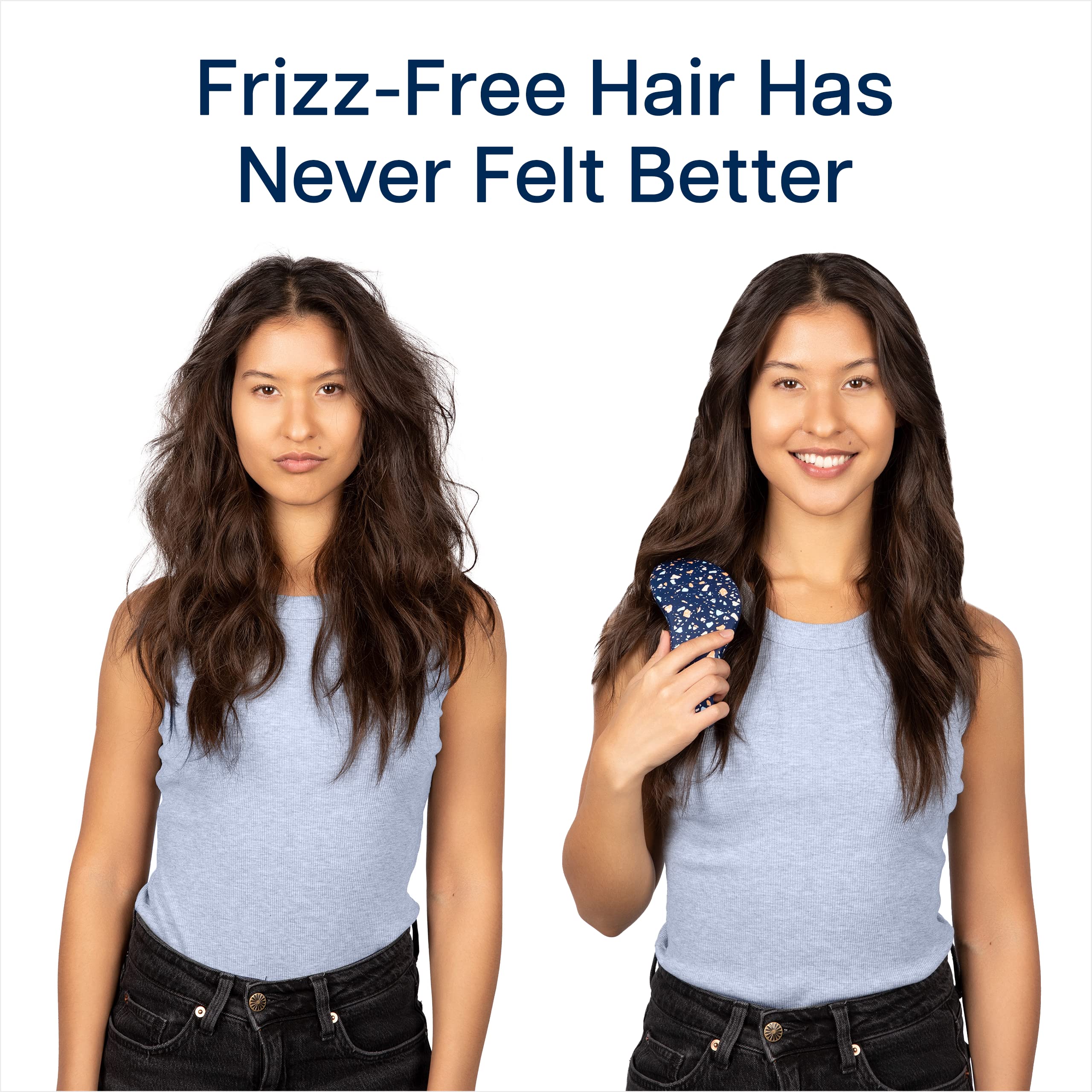Crave Naturals Glide Thru Detangling Brush two-pack ideal for shared use or travel.