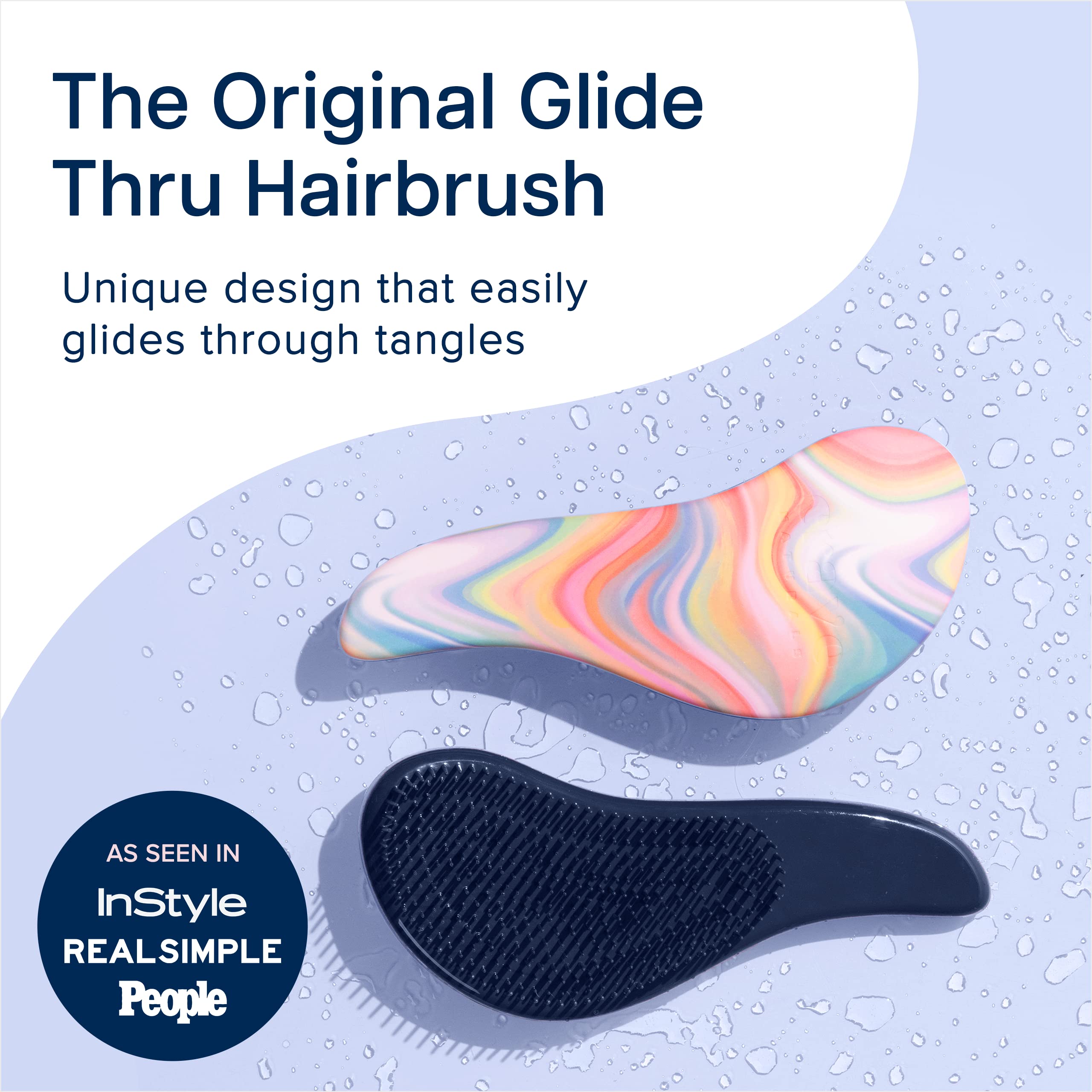 Crave Naturals Glide Thru brush side grip demonstrating easy handling for kids and adults