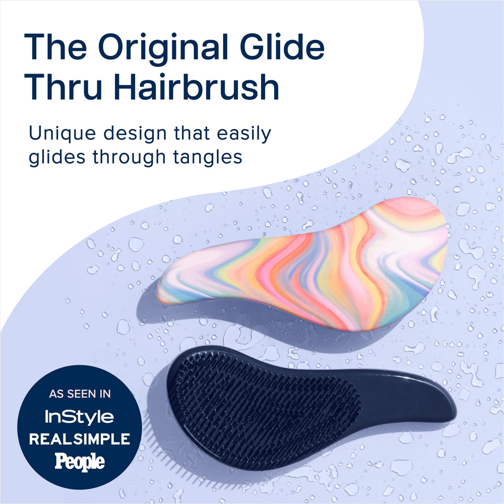 Crave Naturals Glide Thru brush side grip demonstrating easy handling for kids and adults