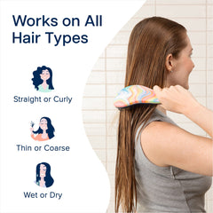 Crave Naturals Glide Thru used on wet hair for tension-free detangling