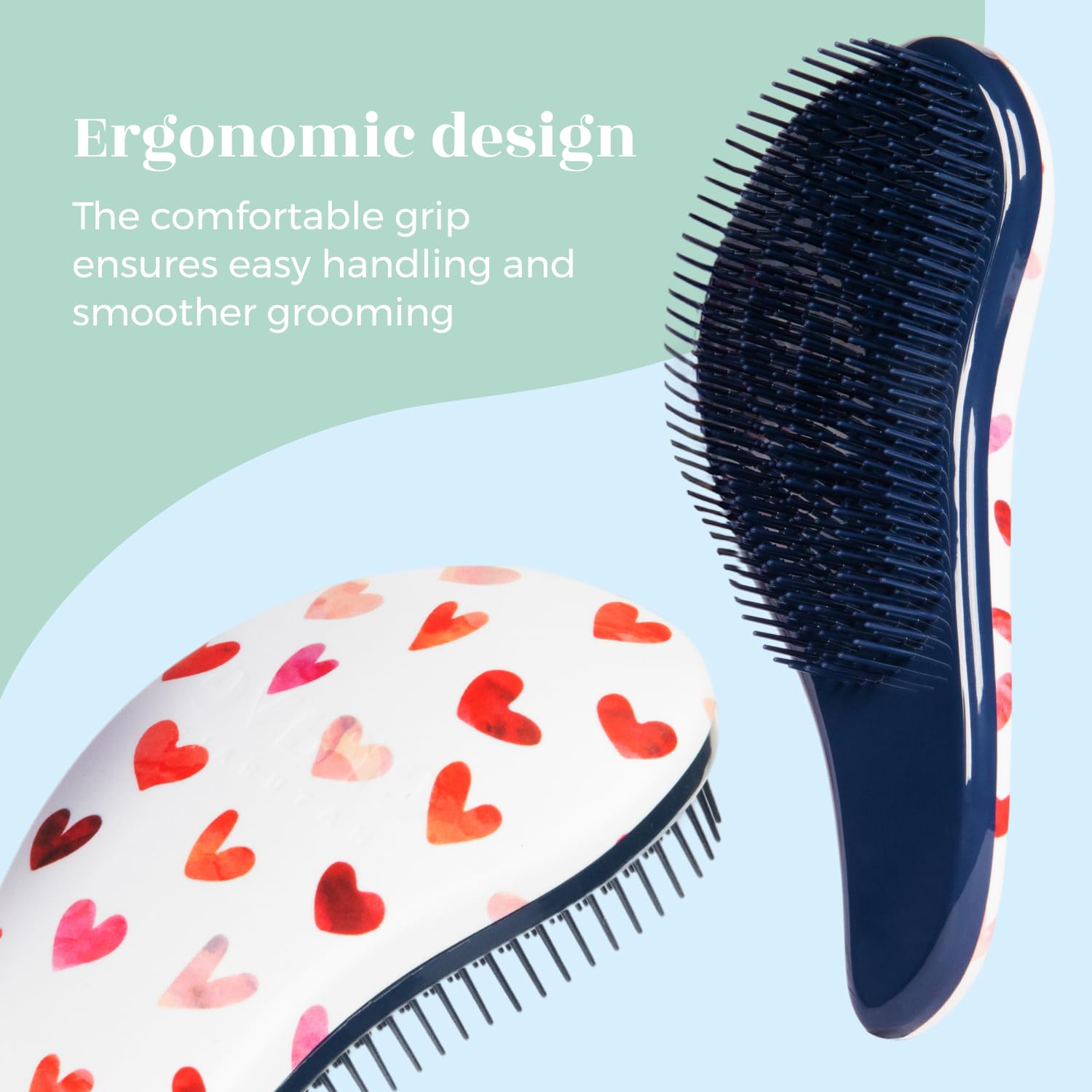 Crave Naturals Glide Thru brush on wet hair with scalp massage