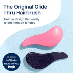 Crave Naturals Glide Thru Brush wet-to-dry detangler for gentle detangling