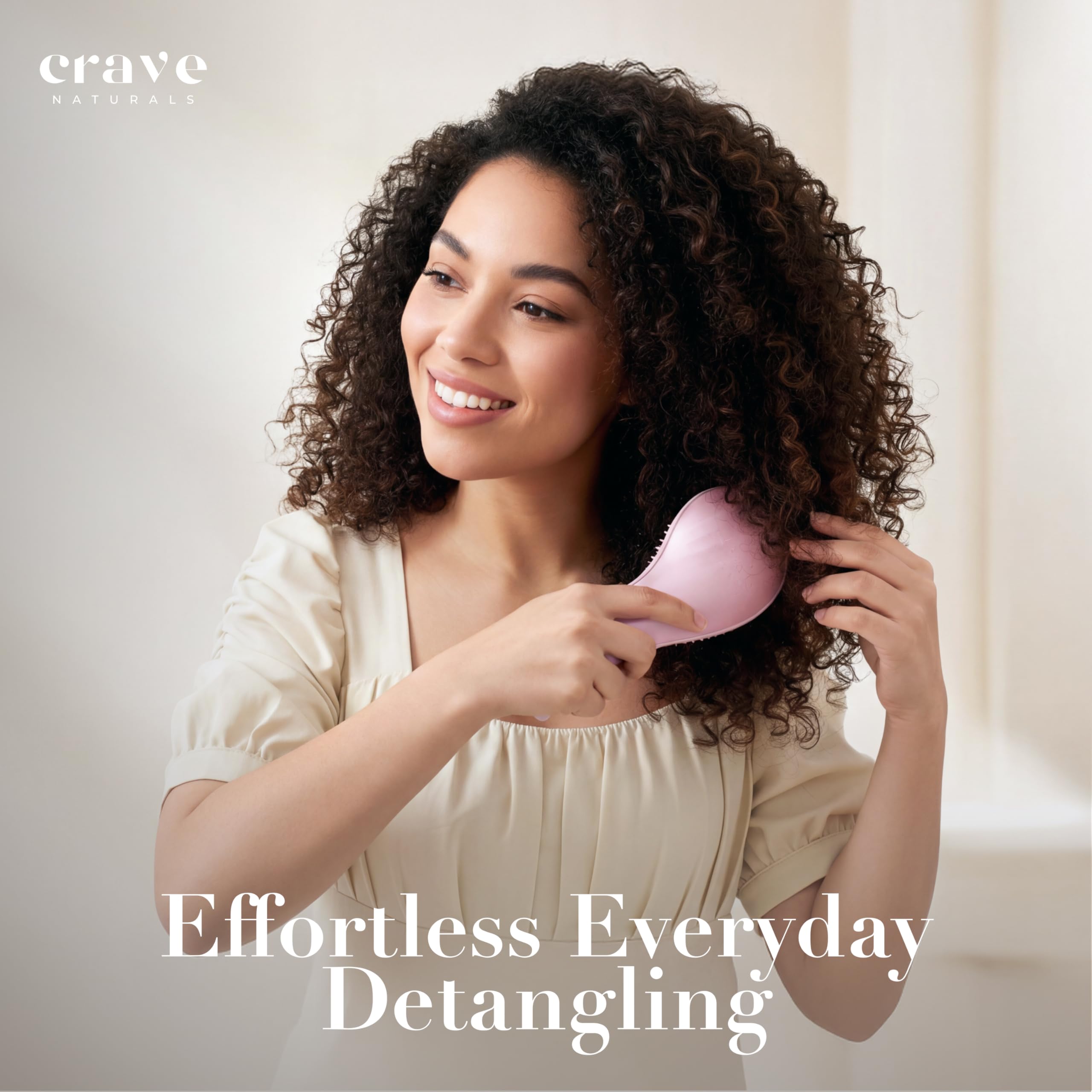 Crave Naturals kid-friendly design reduces pulling and tears during brushing