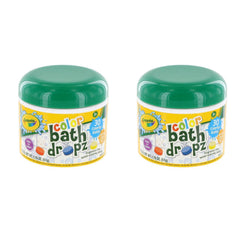 Crayola Play Visions Bath Dropz tub with 45 tablets colors bath water without fragrance