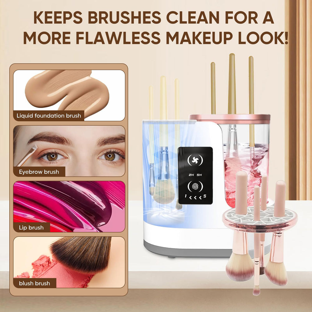 CreaCare 3-in-1 cleaner brush holder integrated for compact storage