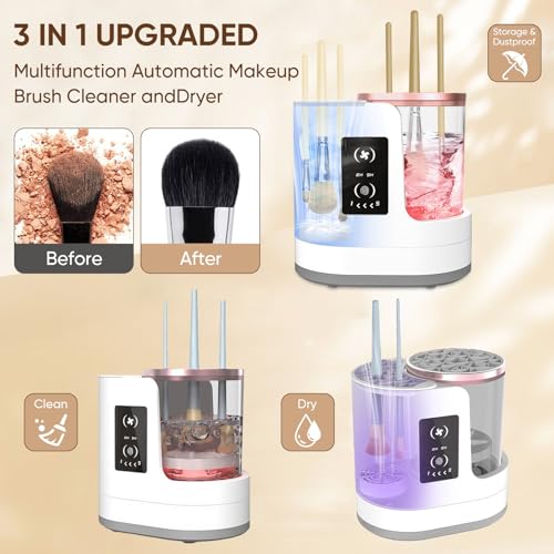 CreaCare 3-in-1 cleaner one-touch button for effortless operation