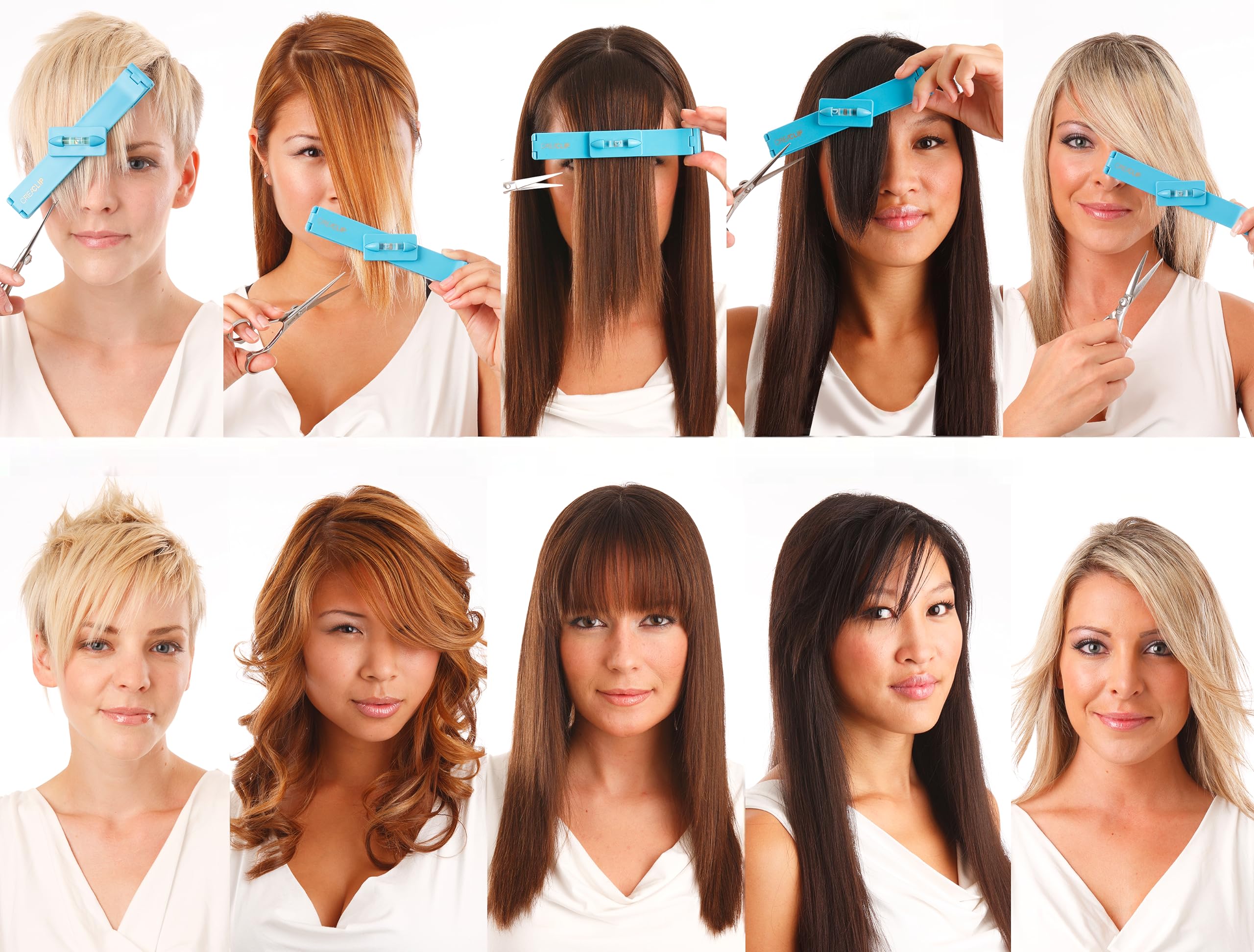 CreaClip instructional manual online videos: learn multiple techniques for diverse hair types.