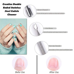 CREATIEE-PRO stainless steel handle offers non-slip grip