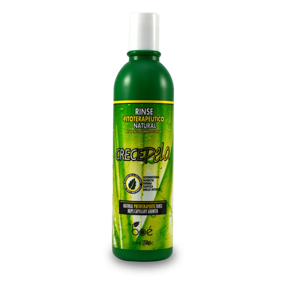 Crece Pelo BOE ampoule application tip highlights targeted scalp care.