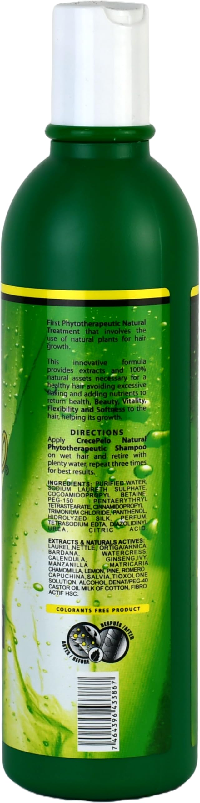 Crece Pelo BOE leave-in ampoule bottle for easier detangling and softness.