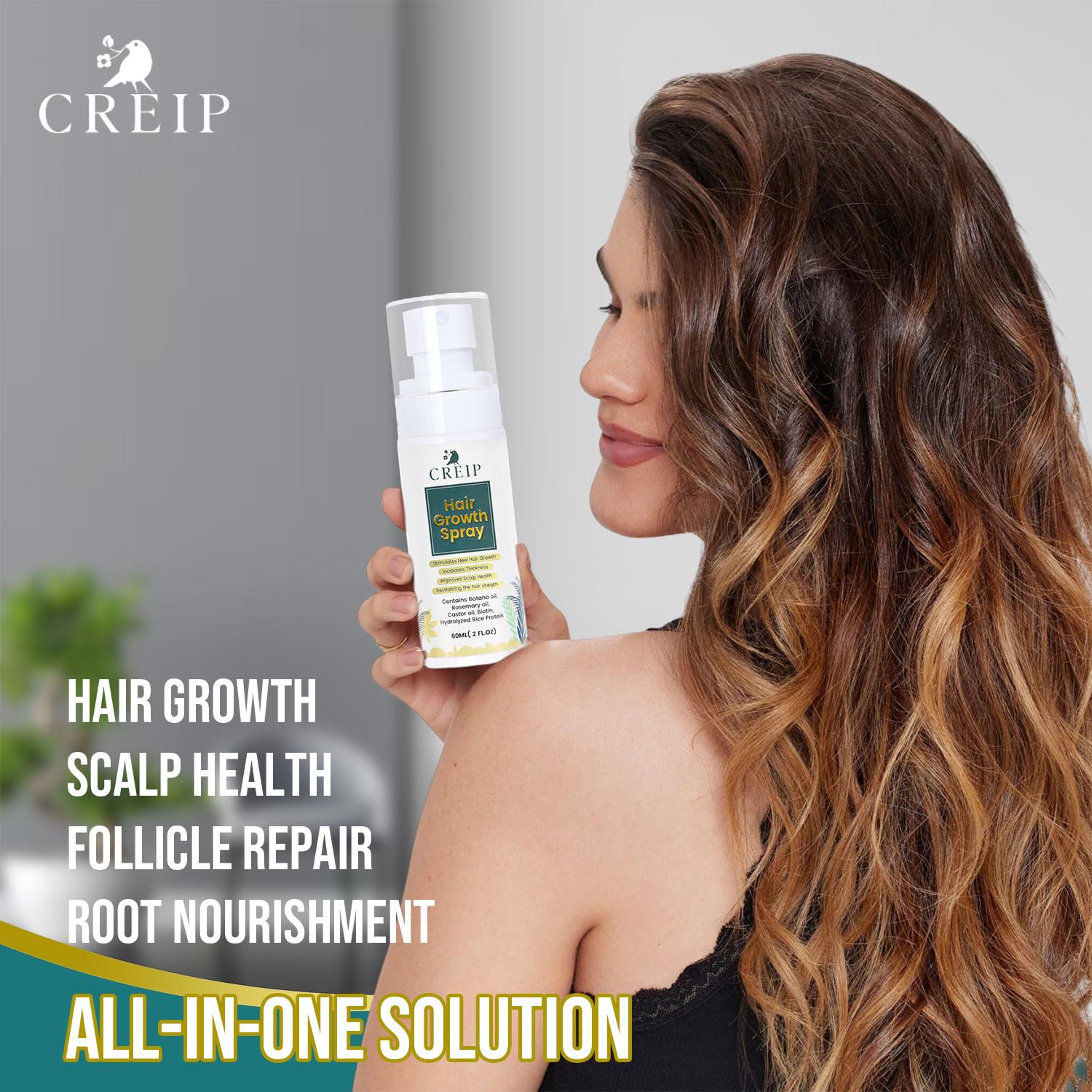Creip Hair Growth Ritual scene depicting daily routine and potential benefits
