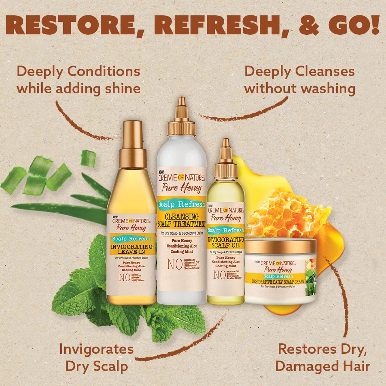 Leave-in follow-up option for extra moisture after cleansing