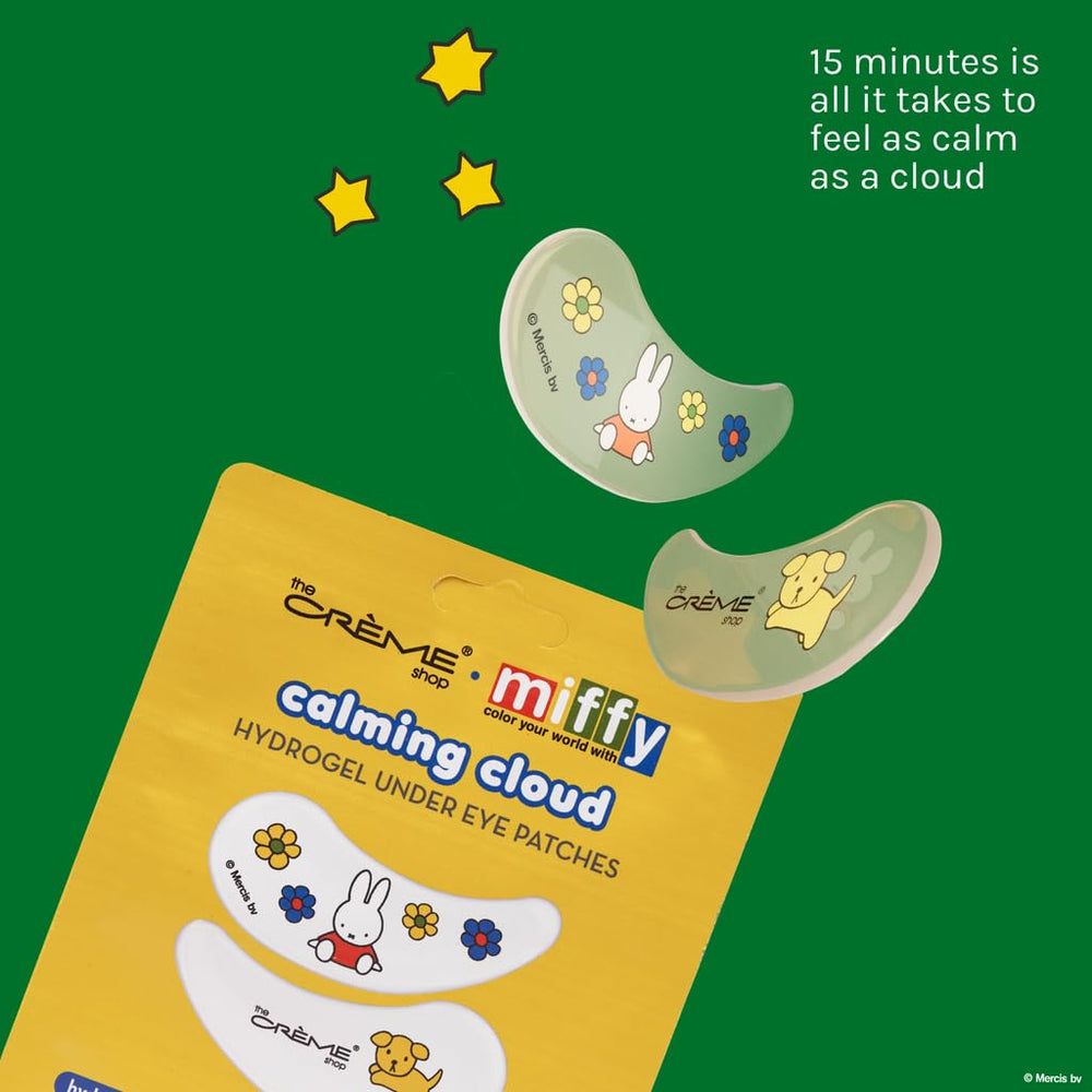 Close-up of The Crème Shop Miffy hydrogel texture delivering cooling hydration